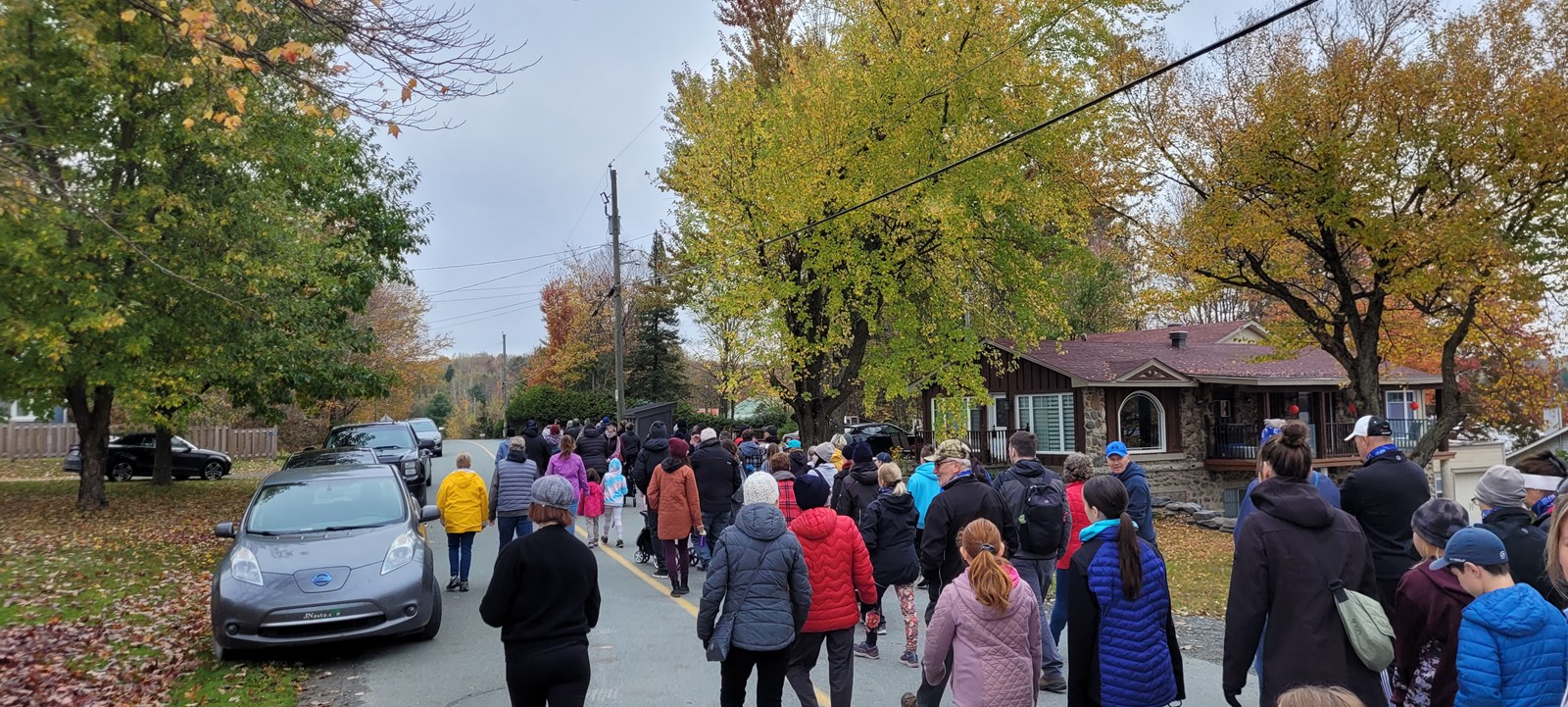 Plus de 130 personnes à la Grande Marche de Saint-Claude