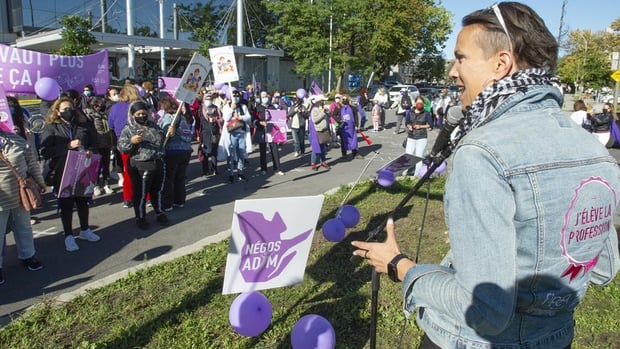 Les intervenantes en petite enfance présentent leurs revendications syndicales